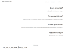 Tablet Screenshot of lopestec.com.br